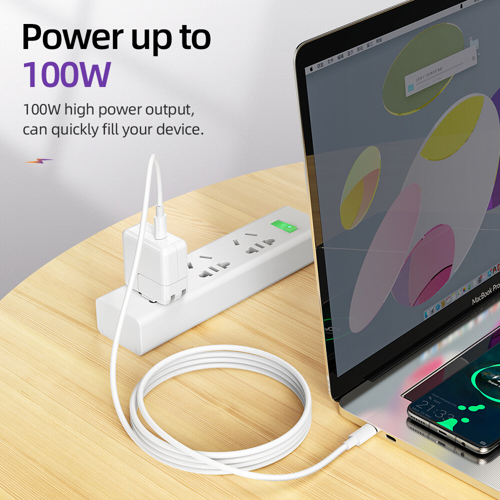 Cáp Dữ Liệu Sạc Nhanh HOCO X51 100W Type-C Sang Type-C Cáp 1 /2 Mét Dành Cho Samsung S10 S9 S8 Xiaomi MI