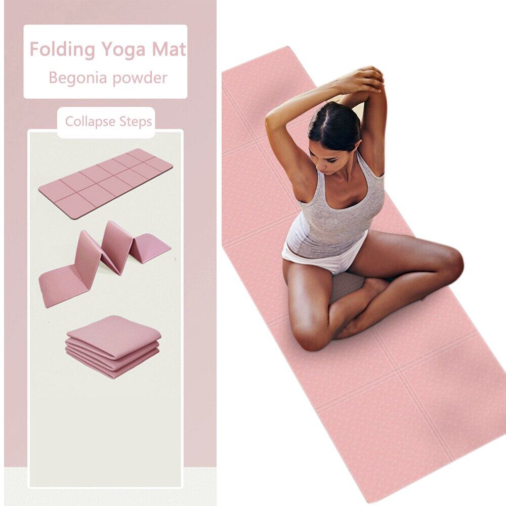 Soft Foldable TPE Pilates Reformer Mat Breathable, Shock Absorbing
