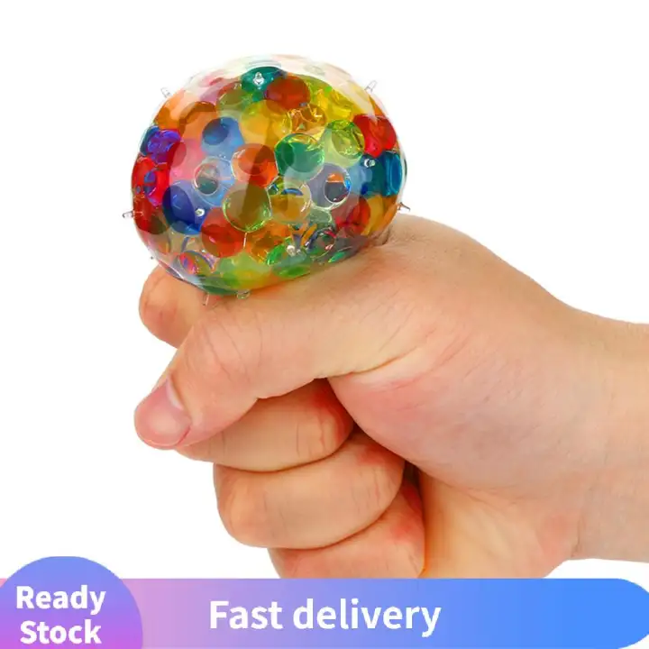 water beads stress ball