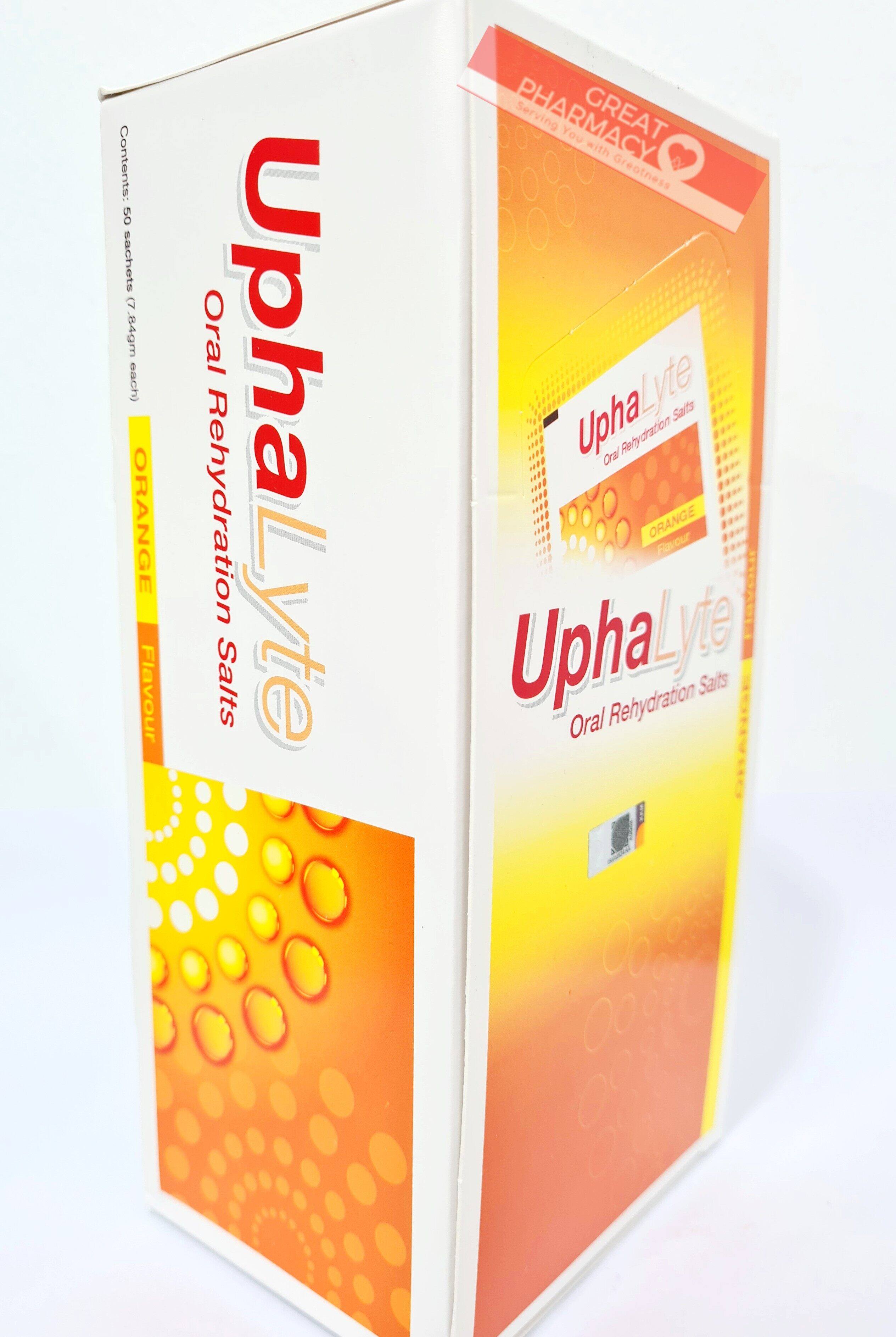 Uphalyte Oral Rehydration Salts Orange Flavour 50 Sachets Lazada 5219