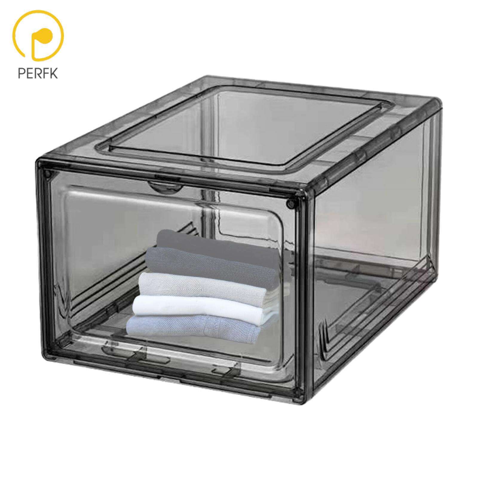 perfk-shoe-storage-shoe-organizer-clear-hard-plastic-shoe-box-shoe