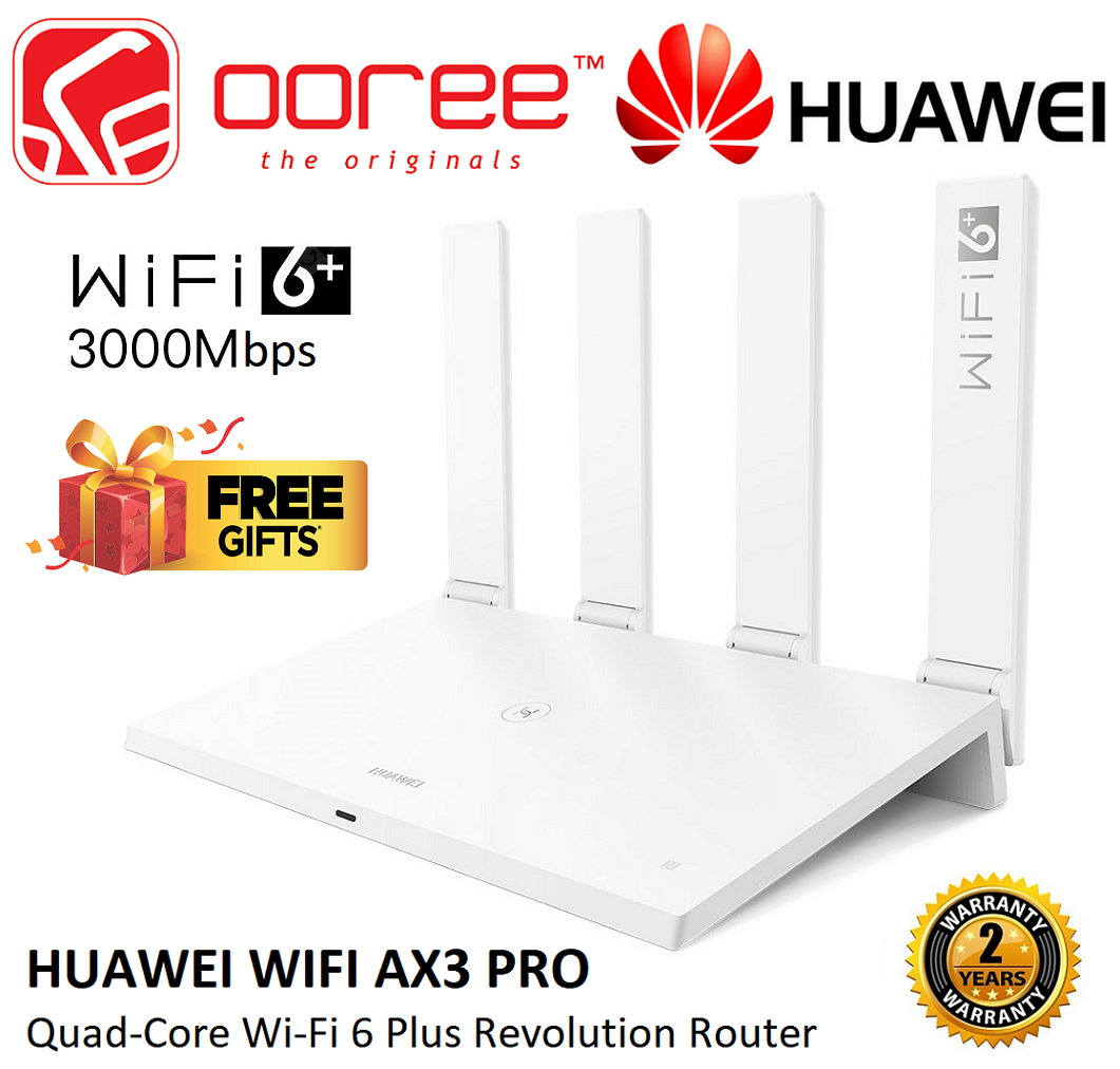 HUAWEI WIFI AX3 PRO (QUAD-CORE) / AX3 (DUAL-CORE) 3000MBPS WI-FI 6 PLUS  DUAL BAND GIGABIT WI-FI ROUTER | Lazada