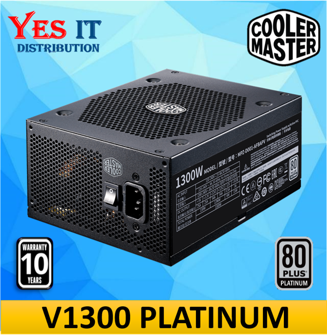 Cooler Master V1300 Platinum 1300W PC電源ユニット MPZ-D001-AFBAPV