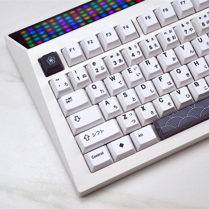 GMK Remen Keycap PBT WOB Le35,แป้นพิมพ์ญี่ปุ่น129ชิ้นรูปเชอร์รี่พอดีกับ