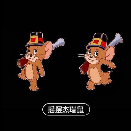 Car door dynamic welcome light Pikachu dynamic light door opening projection light cartoon dynamic ground light induction laser light