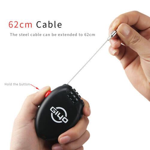 GIYO Khóa Xe Đạp Cáp Mini Đa Năng Khóa Xe Đạp Mật Khẩu 3 Chữ Số Khóa Mũ Bảo Hiểm Xe Đạp Khóa Khóa Mã Chống Trộm Cho Xe Đạp