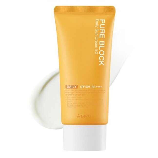 Pure Block Sun Cream Collection Natural Daily Sun Cream/Tone-Up Sun Base/Water-Proof Sun Cream/Aqua Sun Gel
