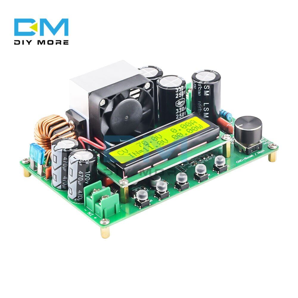 Dpx800s dc-dc nc cv cc booster module cnc boost 12v~120v 800w 0-15a adjustable mppt constant module