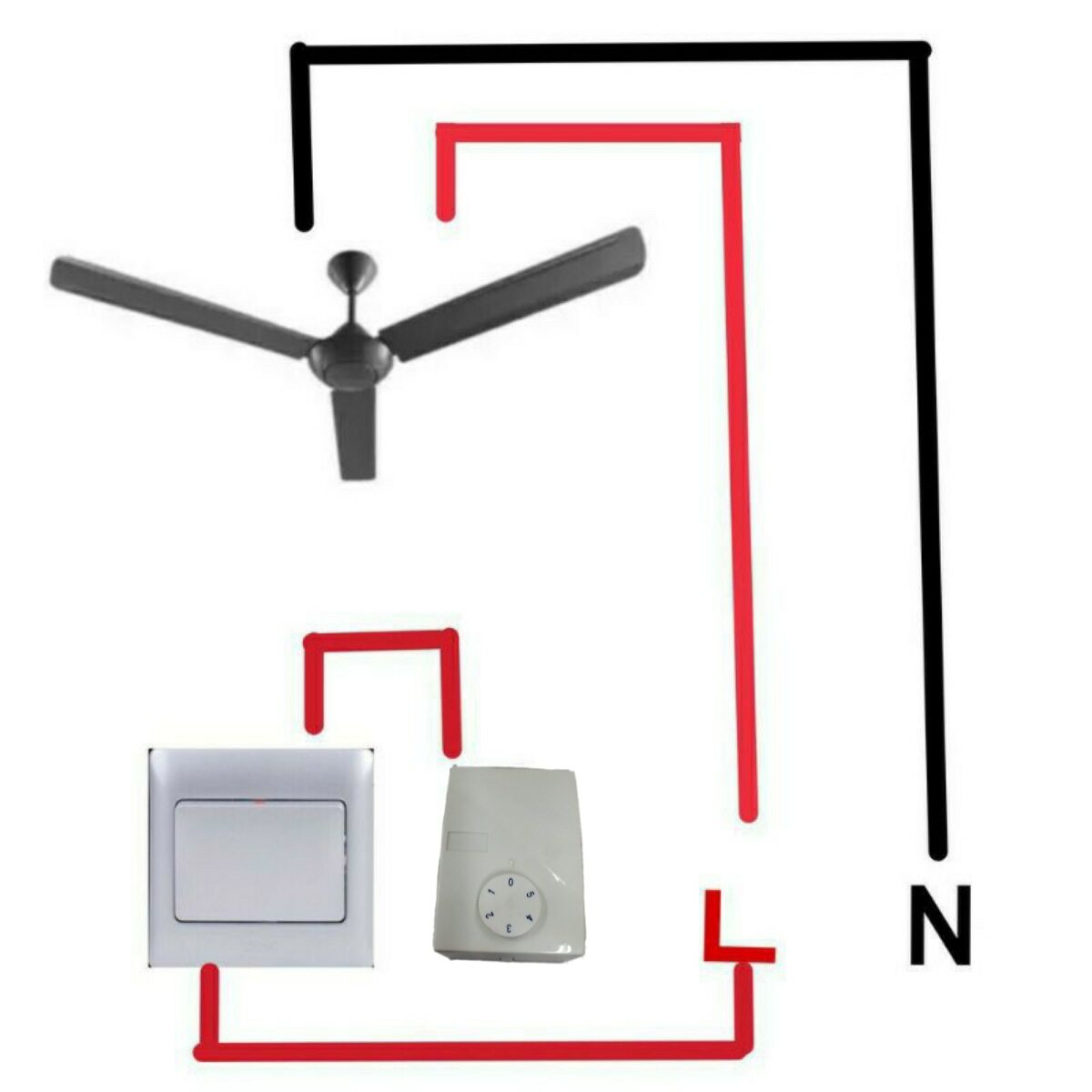 How To Wire Ceiling Fan Regulator Shelly Lighting