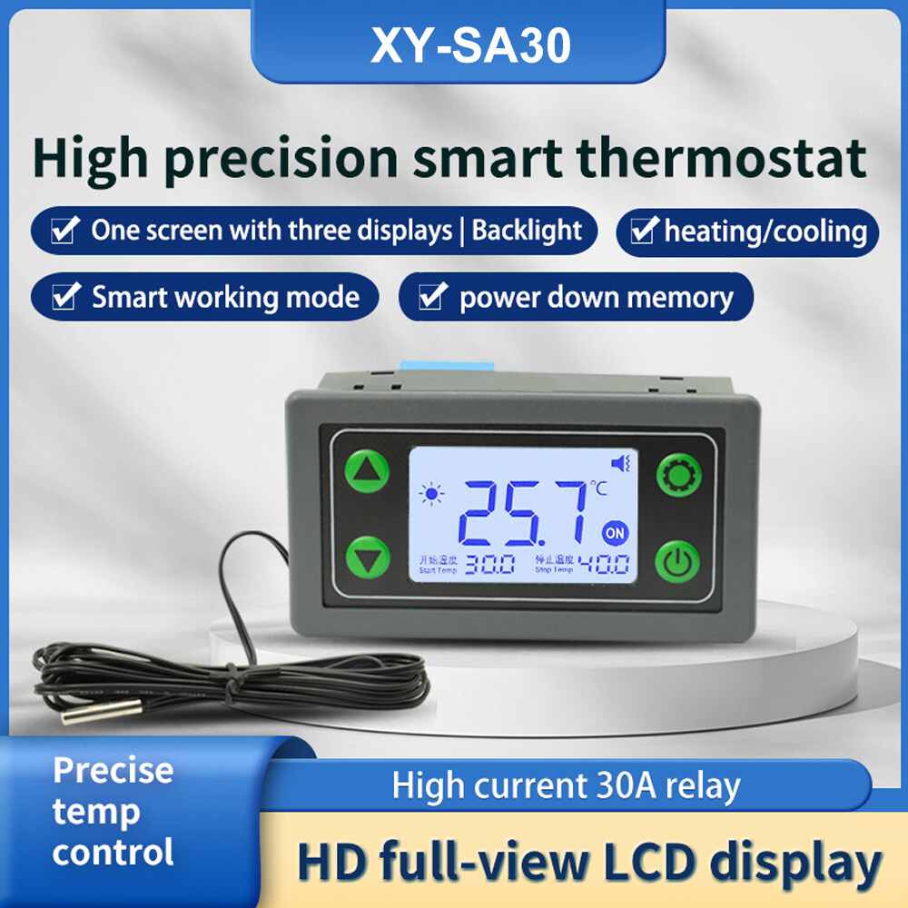 Aideepen WIFI Thermostat Temperature Controller SA30 Digital Display Temperature Regulator 110V-220V Heating Controller