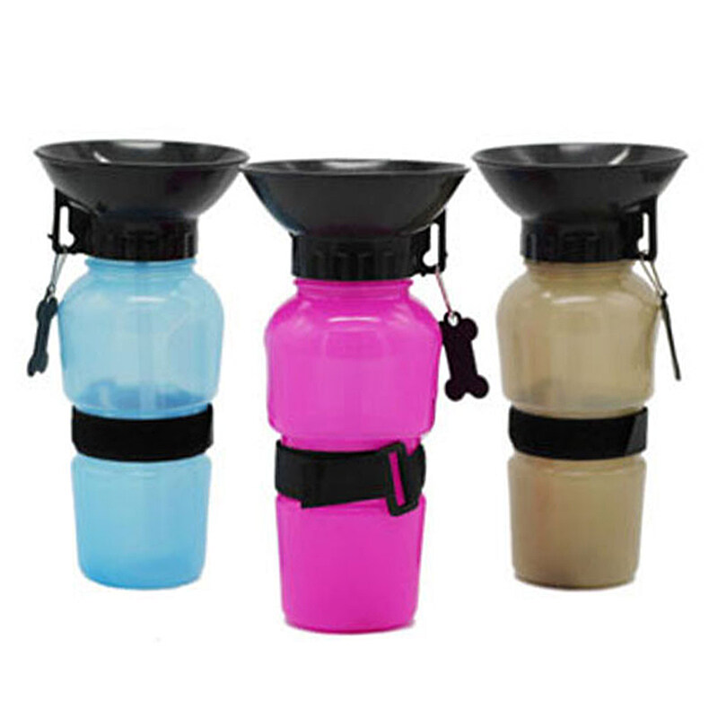 Pet Du Lịch Chai Nước Uống Di Động Cốc Chó Với Bát