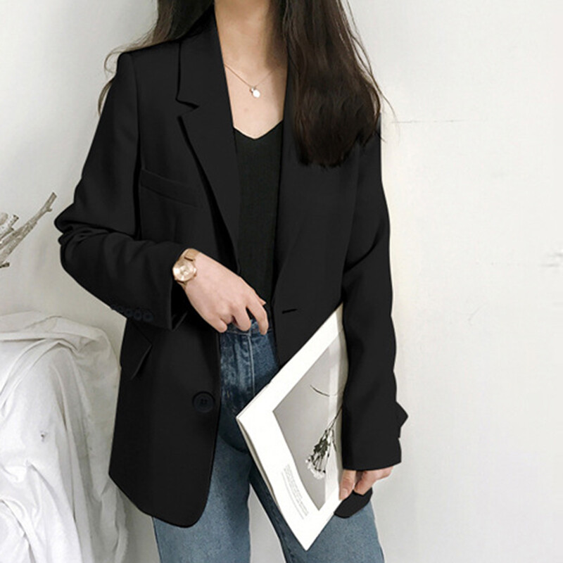 IELGY Áo Khoác Vest Nhỏ Phong Cách Anh Cho Nữ