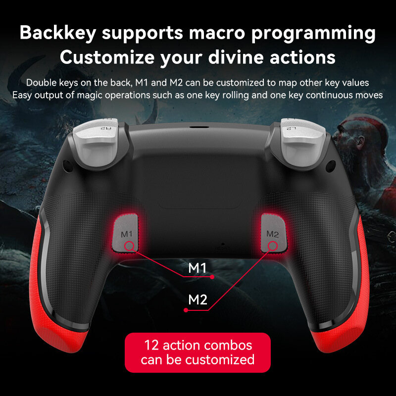 Điều khiển trò chơi không dây mới PS4 bluetooth tay cầm chơi game console rung kép cần điều khiển chơi game cho switch PS3 ps5 IOS Android gốc