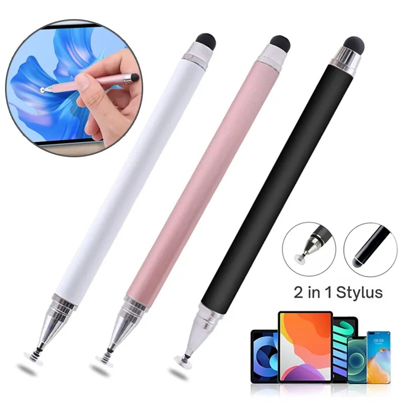 Phổ 2 trong 1 máy tính bảng thông minh Điện thoại bút cảm ứng điện dung bút vẽ cho iPhone iPad Android tất cả các màn hình cảm ứng điện dung