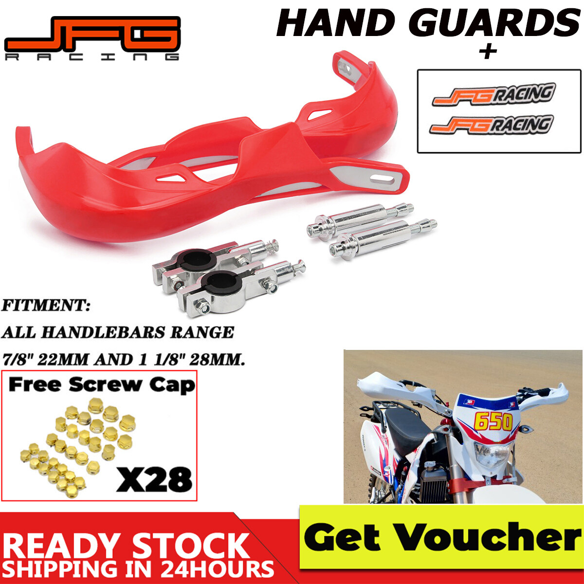 New Motorcycle Dirt Bike Motocross Supermoto Universal Headlight Head Light KTM SX EXC XCF SXF