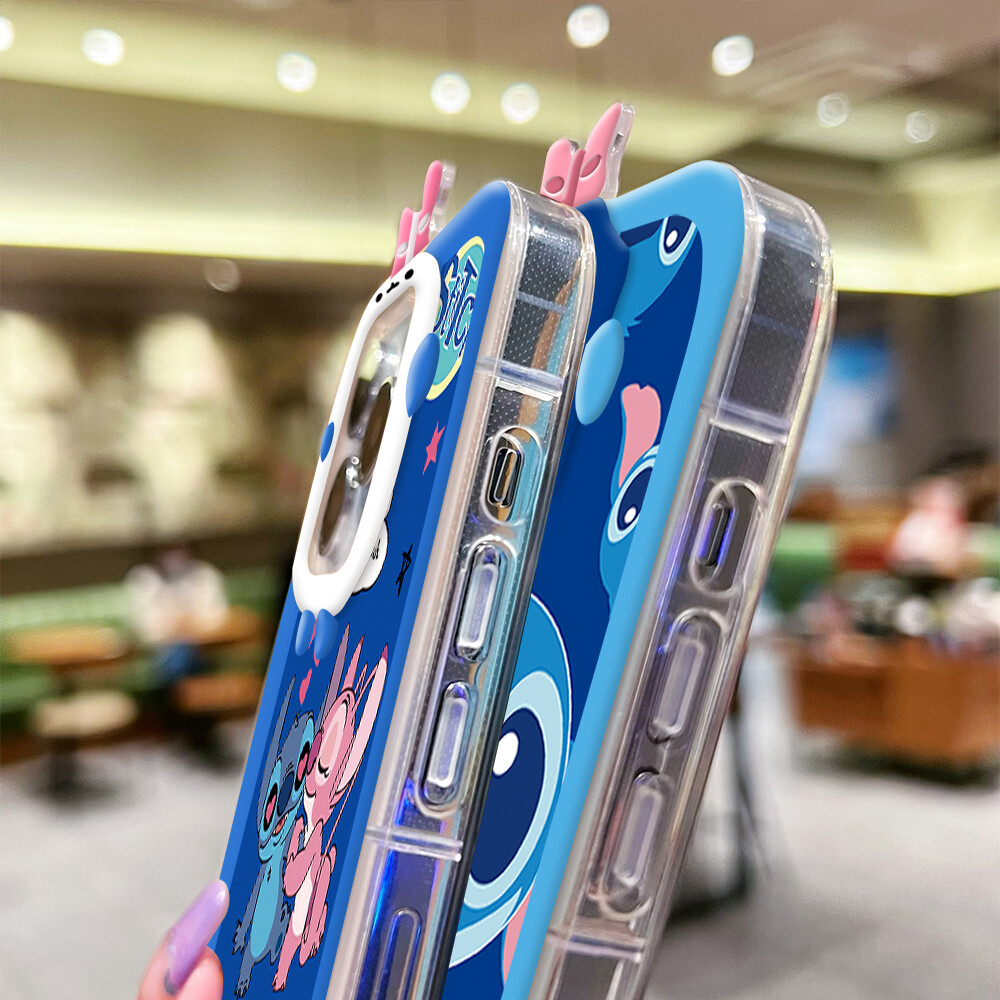 Hontinga Casing Case For Xiaomi Redmi Note 10 5G Note 10 Pro Note 11 5G Pro+ 5G Case Cute Stitch Soft Silicone Full Cover Shockproof Rubber Cases Back Cover Phone Casing Softcase For Girls