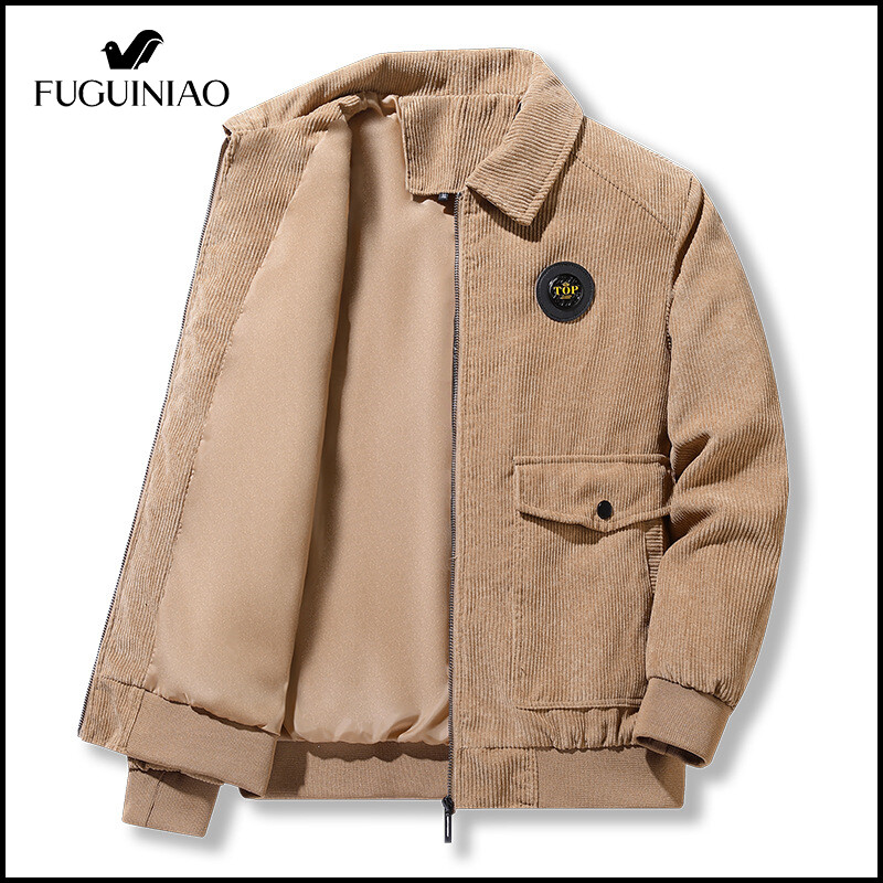 Fuiguiniao Light weight jacket autumn men's jacket casuel jacket windproof warm insulation jacket