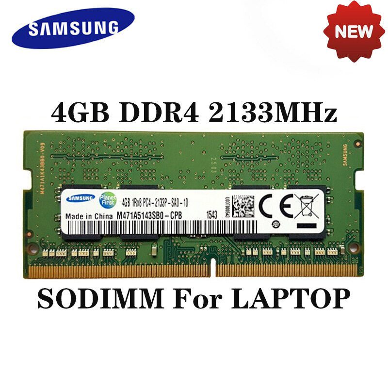 Samsung DDR4 4GB 2133MHz Laptop Memory RAM Memoria 260 pin SODIMM RAM 