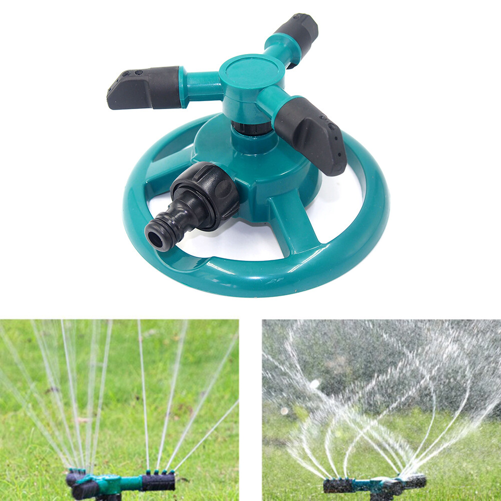 Garden Sprinkler 360 Degree Rotating Automatic Watering Irrigation System Tools Accessories