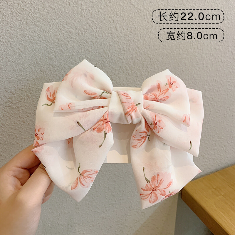 Kẹp tóc nơ to phong cách Hàn Quốc Kẹp tóc thời trang nữ