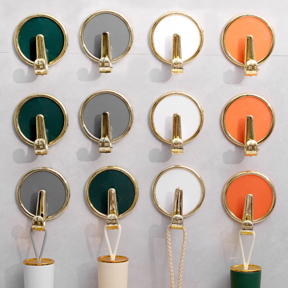 Durable Light Luxury Hook Strong Load-bearing Punch-free Sticky Hook Wall Hook Self-adhesive Hooks