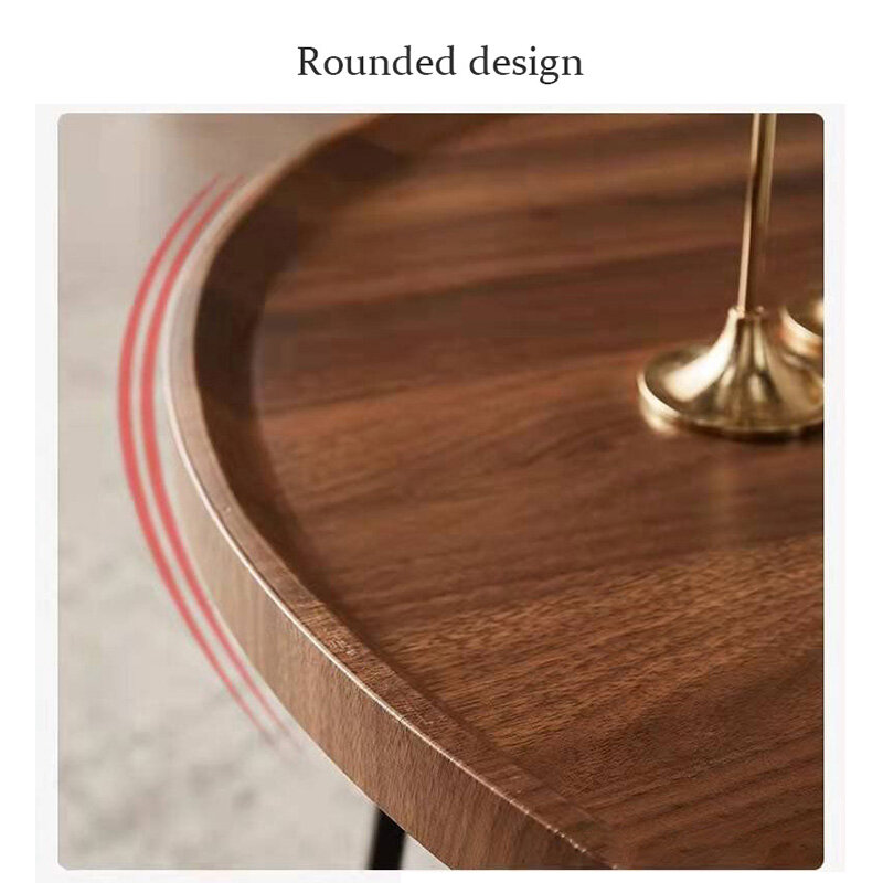 Small living room coffee table simple modern home round small coffee table hotel creative sofa side table