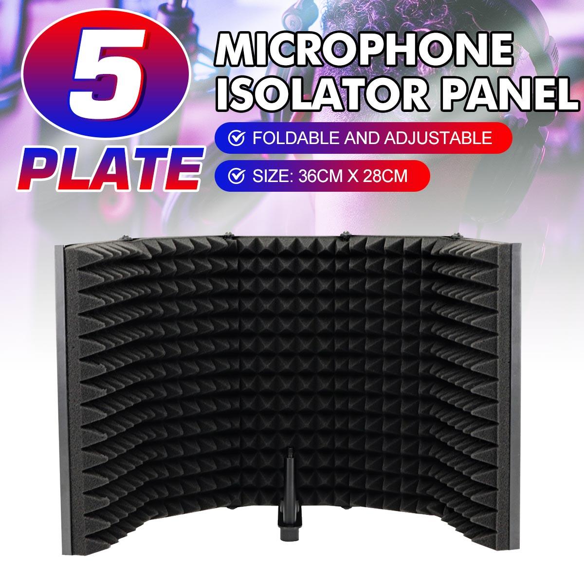 Âm Thanh Kỳ Diệu 5 Bảng Điều Khiển Micro Cách Ly Shield Vocal Booth Để Ghi Âm Phát Sóng