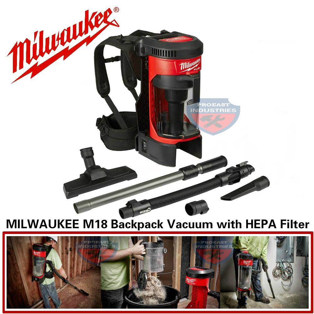 milwaukee fuel backpack vacuum
