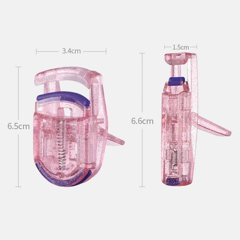 【YIDEA HONGKONG】Portable Glitter Pink Wide Angle Partial Eyelash Curler for Beginners
