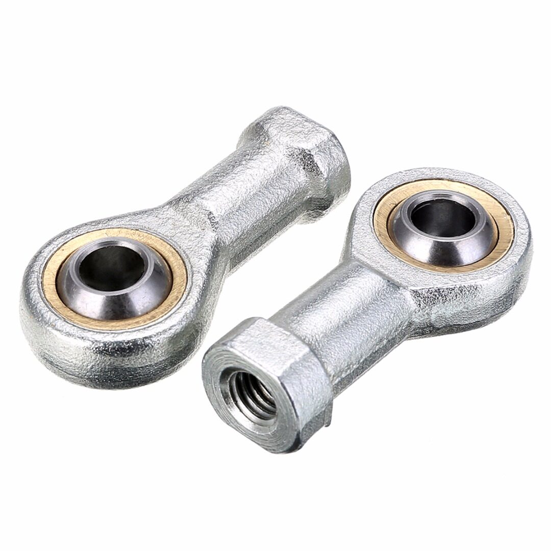 2pcs SI8T/K Rod End Bearing Self-Lubricating Articulated Bearing Female Thread Rod Ends Joint Bearing 8mm ID 