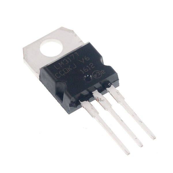 5pcs lm317t lm317 to-220 voltage regulator ic