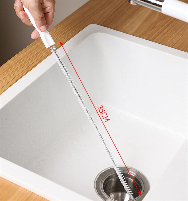 Dream Hunter 45CM Pipe Dredging Brush Bathroom Hair Sewer Sink Cleaning Tool Pipe Basin Hole Hair Remover Dredge Anti Clogging Drain Cleaner