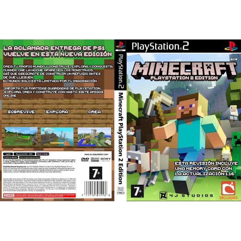 minecraft for ps2