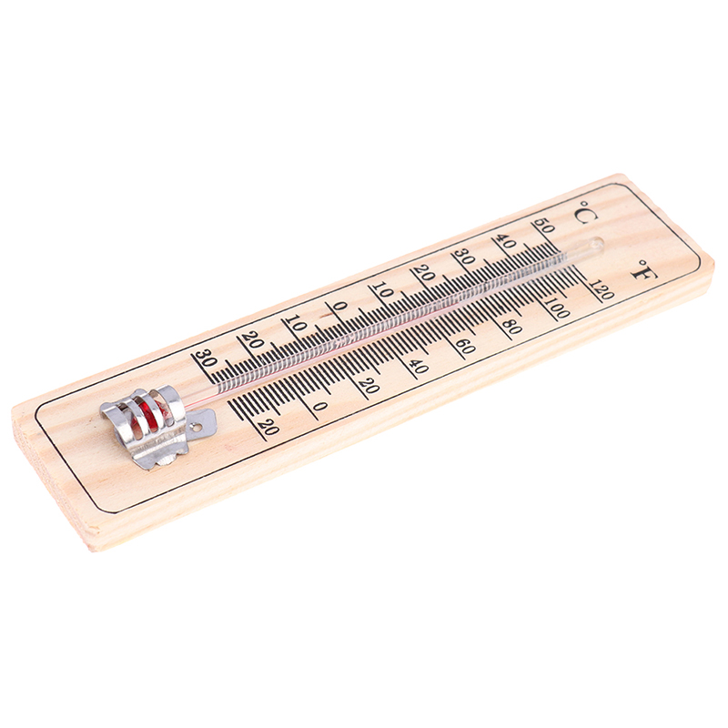 2-Pack Rysons Large Wall Thermometer – Indoor/Outdoor Wooden Temperature Gauge With Celsius & Fahrenheit