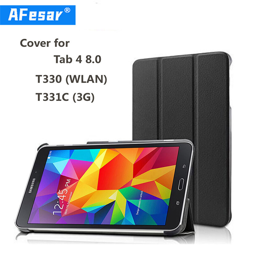 Ultra Slim Cover Case for Samsung Galaxy Tab 4 8.0 SM-T330 T331c Lightweight Smart Stand Case Cover for Tab 4 8.0