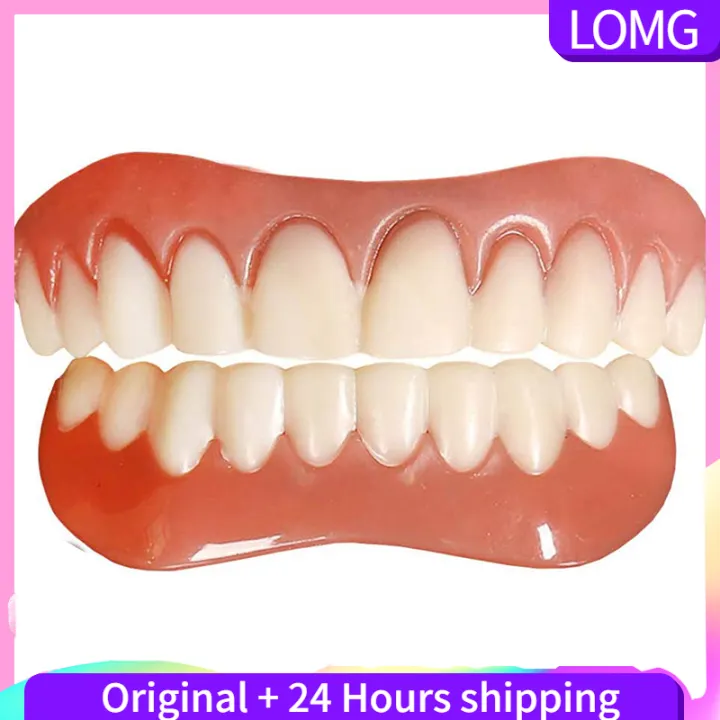 Lomg Veneer Gigi Silikon Simulasi Rahang Atas Rahang Bawah Simulasi Senyum Fleksibel Gigi Tiruan Kosmetik Penutup Kawat Gigi Lazada Indonesia