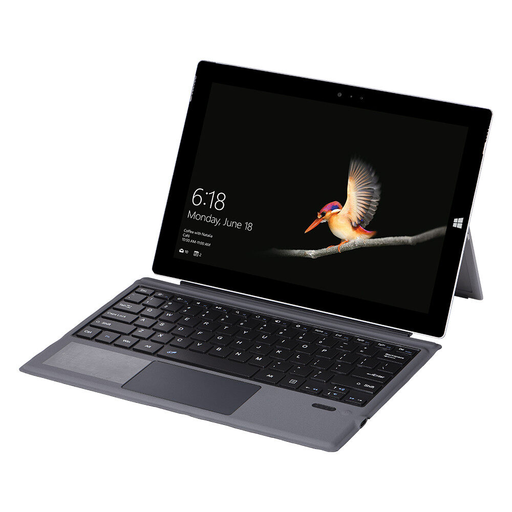 Cho Microsoft Surface Pro 3 4 5 6 7 máy tính bảng xách tay Bàn phím Bluetooth không dây với đèn nền Touchpad