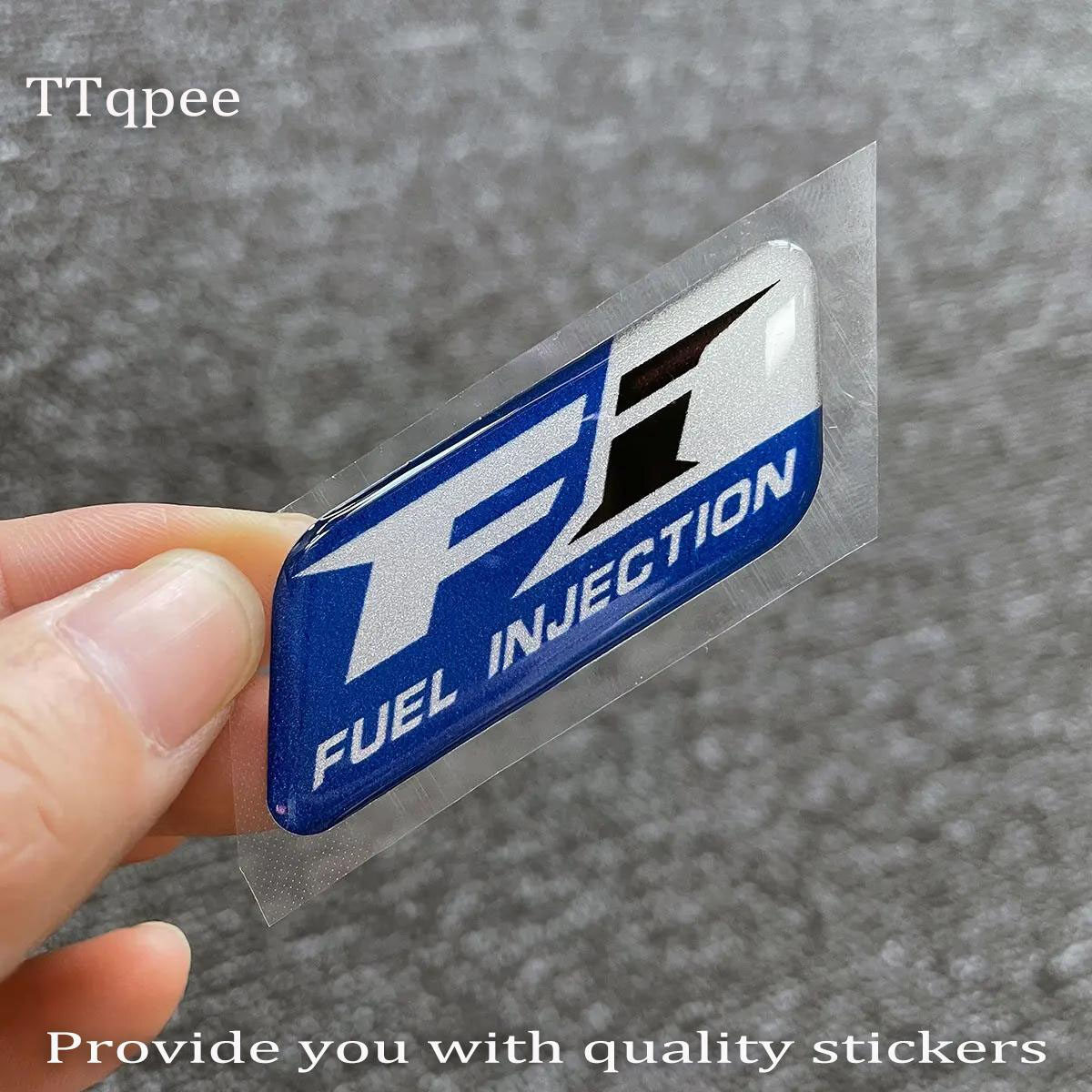 Fi biểu tượng EFI 3D Epoxy nhãn dán FI EFI hệ thống Logo thạch Gel decal cho Suzuki Raider R150 Fi gixxer FI Raider J115 FI Shooter 115 FI