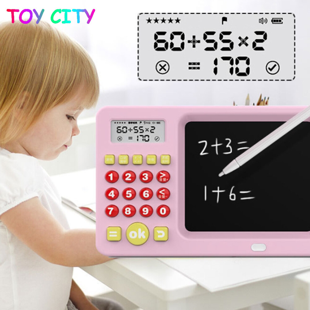 【Ready Stock】Digital Calculator with Display Basic Calculator Early Learning Educational Machine
