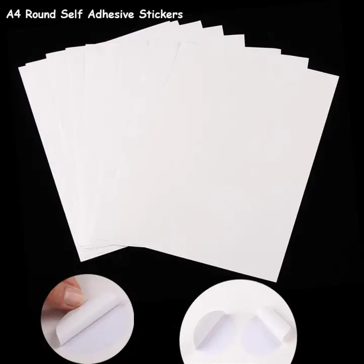 round sticker paper for printer