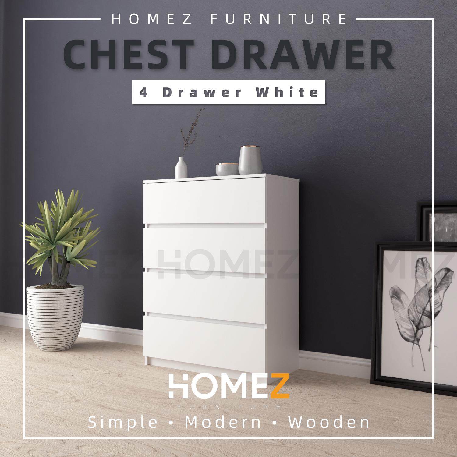 Homez Chest Drawer with 4 Layer Drawer Storage - 3 ft -HMZ-FN-CD-7001