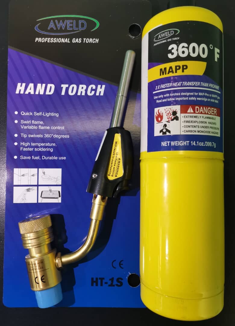 Aweld Mapp Torch HT-1S Set Mapp 3600F | Lazada