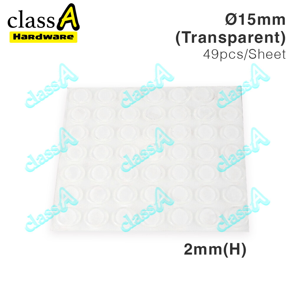 ClassAHW Adhesive Transparent Buffer Pads Door Bumpers Stick