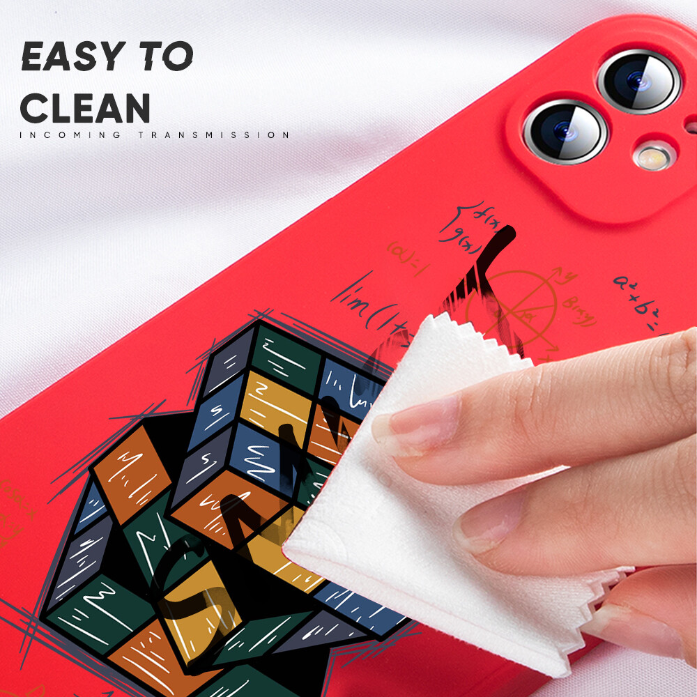 Hontinga Ốp Lưng Cho Realme 6 Pro Ốp Lưng Họa Tiết Viền Silicon Mềm Lỏng Chính Hãng Hình Khối Rubik Công Thức Toán Học Ốp Lưng Bảo Vệ Máy Ảnh Ốp Lưng Ốp Lưng Điện Thoại Cho Nam