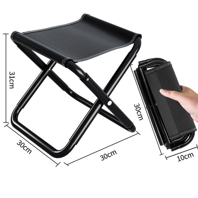 Thickened folding small stool home living room small bench adult outdoor fishing maza portable practical folding stool