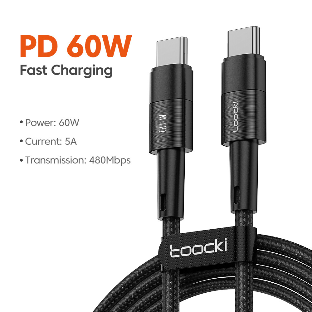 Toocki 6a 66w/100w usb type c cable for huawei p50 mate 50 pro usb c cable fast charge type c charger data cabo for samsung xiaomi charger data cable