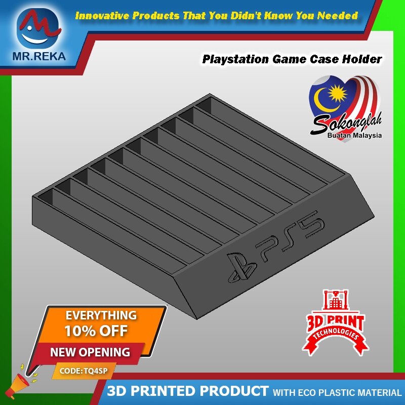 Playstation PS4 PS5 Game Case Holder Stand Lazada