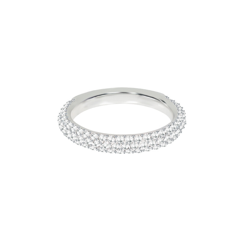 Swarovski Ring STONE Fashion All-match Crystal Three-color Fine Ring FASHION Charm Crystal Ring Crystal Kalung Women LOVE Gift