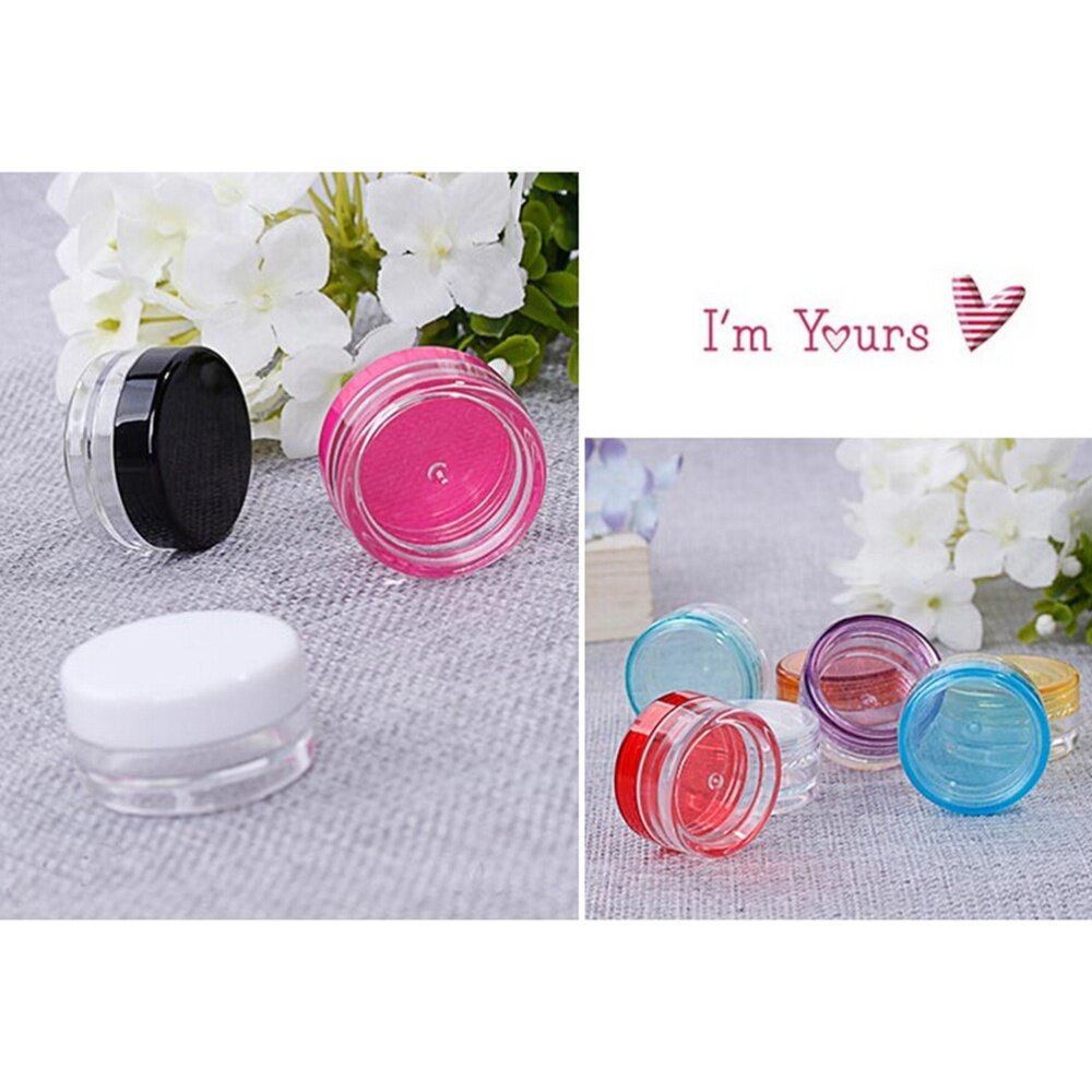 10pcs 5ml Cosmetic Empty Jar Pot Eyeshadow Makeup Face Cream Container Bottle Zonglong Thaipick 8481