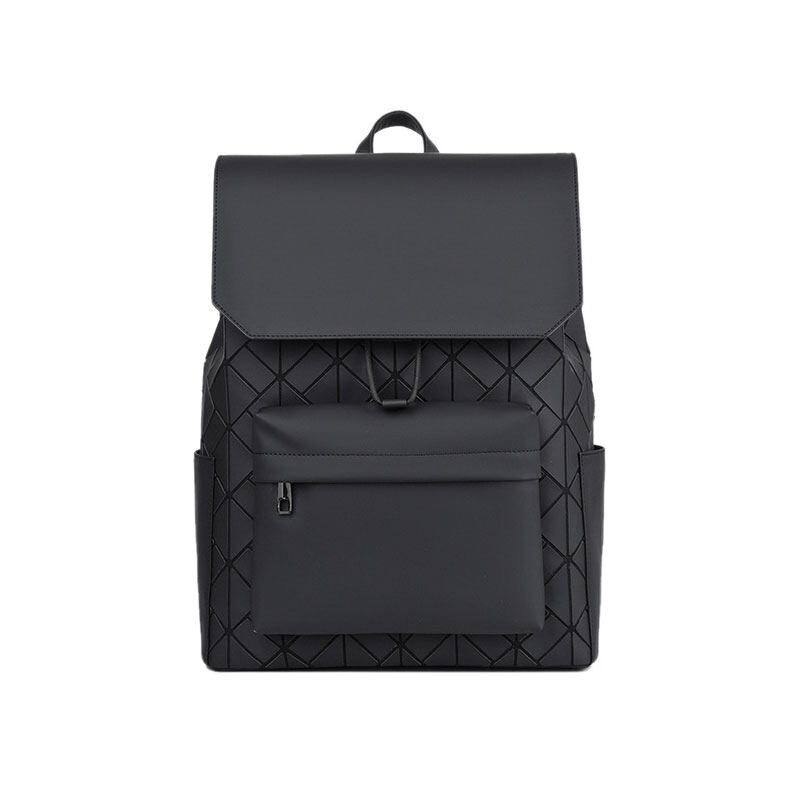 ELACCENT New backpack Tide brand geometric rhombus student bag Commuting computer bag Stylish large capacity backpack man